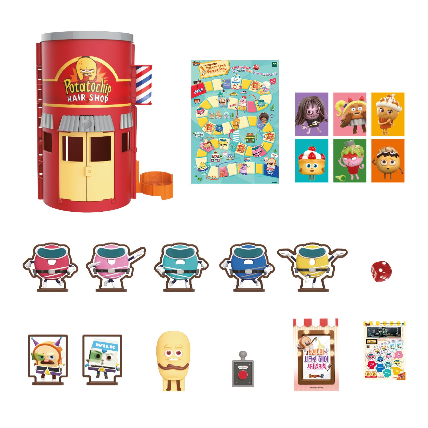 [Bread Barbershop] Potato Chip's Hair Shop Playset